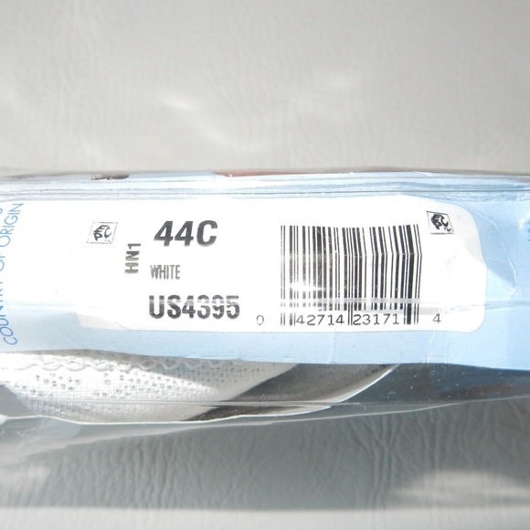 Playtex 44C Bra White 18 Hour Wirefree 4395 - Picture 3 of 4